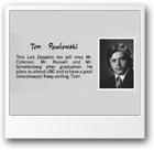 1981 John Oliver High School Grad book photo of Tom Pawlowski